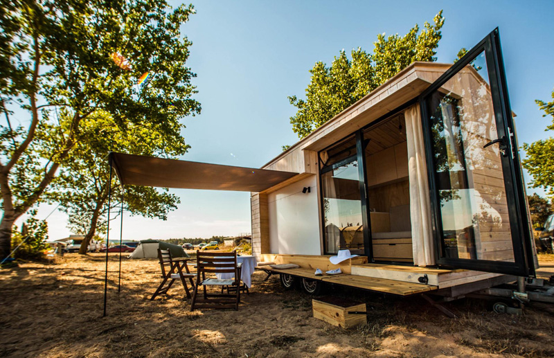 Tiny Vacation House On Wheels By Hristina Hristova