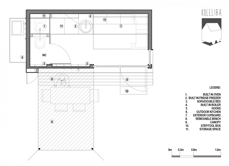 Tiny Vacation House On Wheels By Hristina Hristova