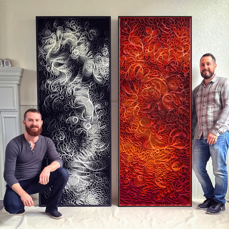 Artist Duo Stallman Create 'Canvas On Edge' Art Collection