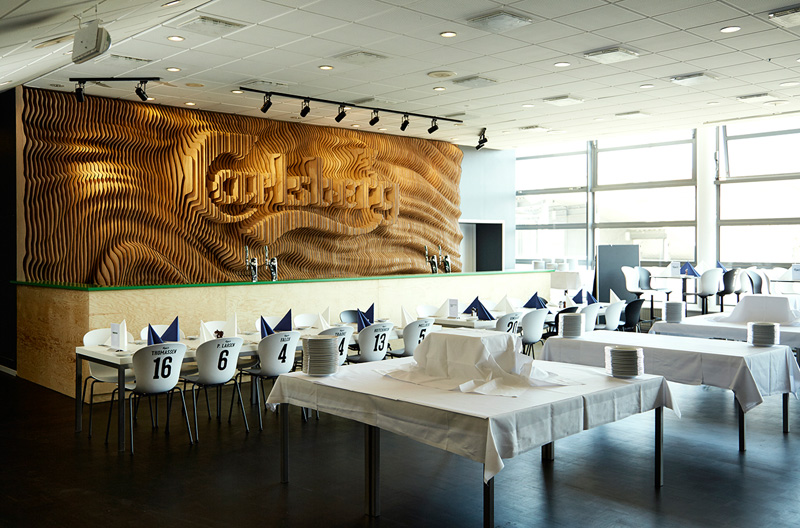 Wonderland Create Wall For Carlsberg Made From 160 Laser Cut Panels