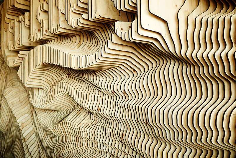 Wonderland Create Wall For Carlsberg Made From 160 Laser Cut Panels