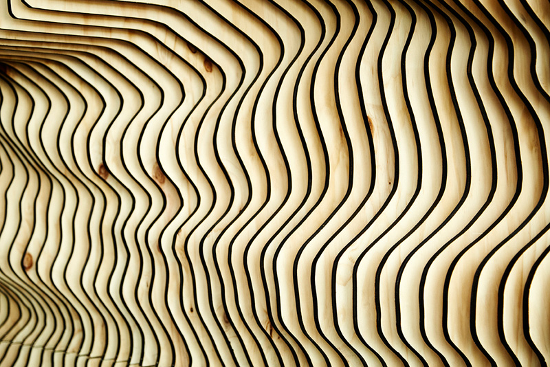 Wonderland Create Wall For Carlsberg Made From 160 Laser Cut Panels