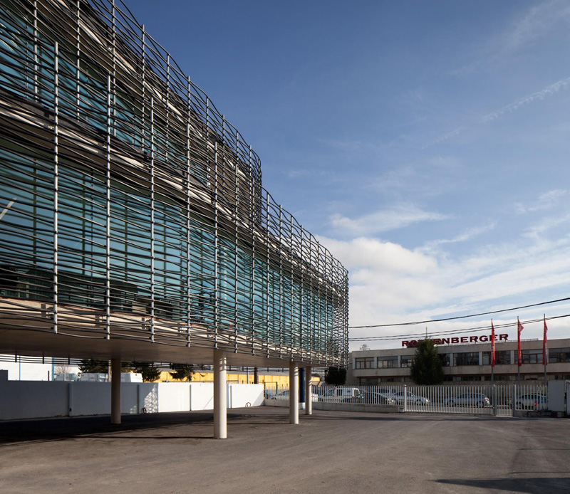 This Building In Spain Is Covered In Intertwined Pipes