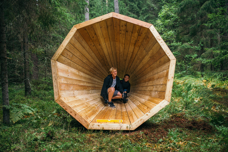 Gigantic Megaphones Have Been Installed In A Forest In Estonia