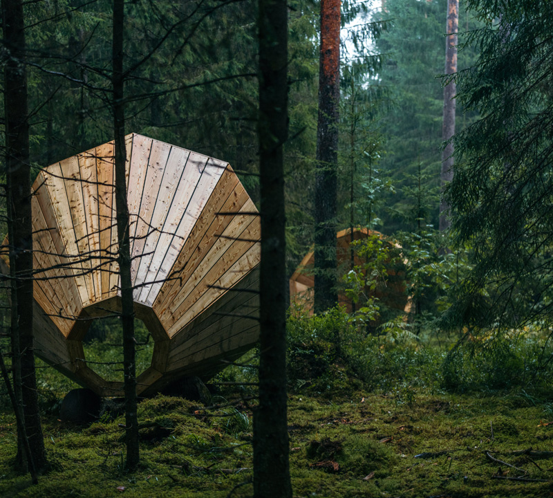 Gigantic Megaphones Have Been Installed In A Forest In Estonia