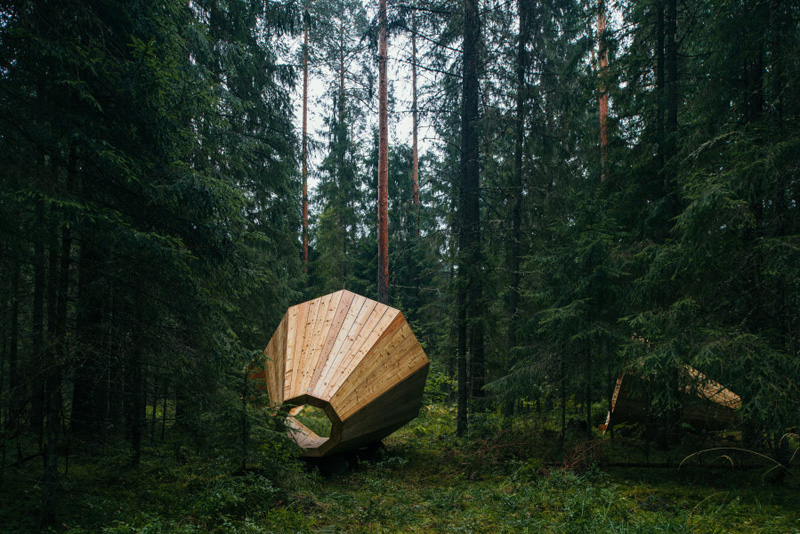 Gigantic Megaphones Have Been Installed In A Forest In Estonia