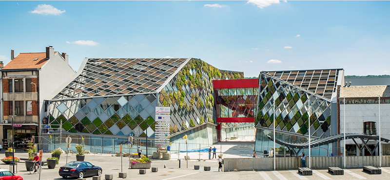 This City Hall In Belgium Is Covered In A Patchwork of Green