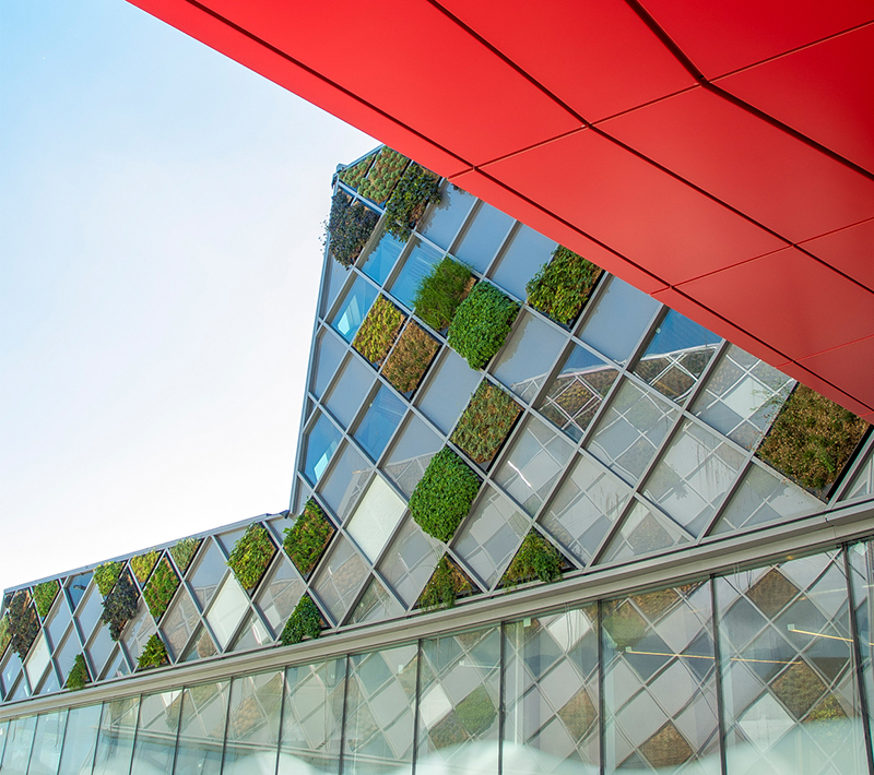 This City Hall In Belgium Is Covered In A Patchwork of Green