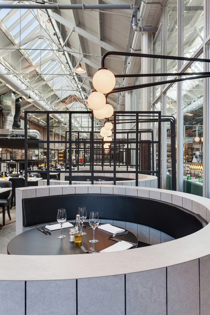 A Former Tram Repair Depot In Amsterdam Was Converted Into A Restaurant