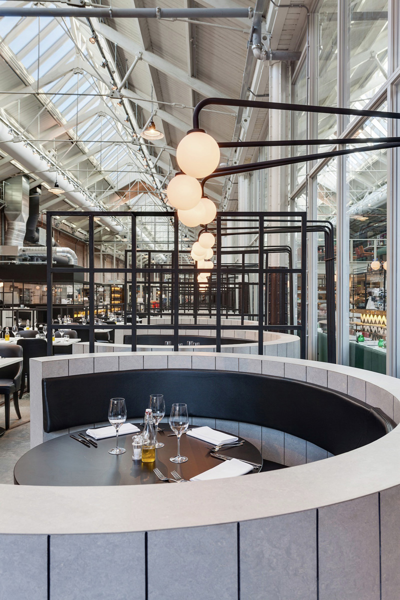 A Former Tram Repair Depot In Amsterdam Was Converted Into A Restaurant