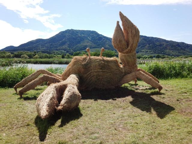 Rice Straw Sculptures In Japan