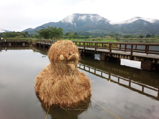 Rice Straw Sculptures In Japan