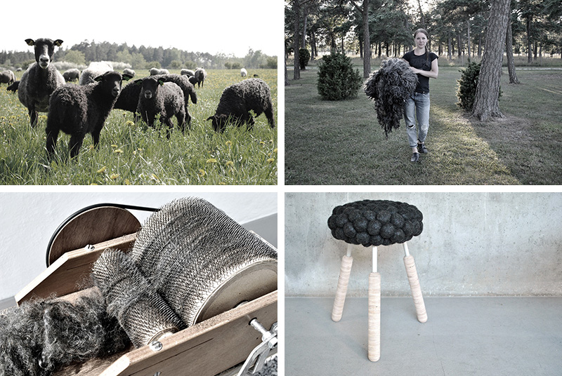 Hanna Bramford's 'Black Sheep Stool' And A Look At How It Was Made