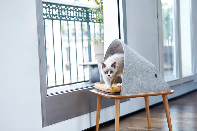 These Cat Cocoons Look More Like Minimalist Sculptures Than Cat Beds