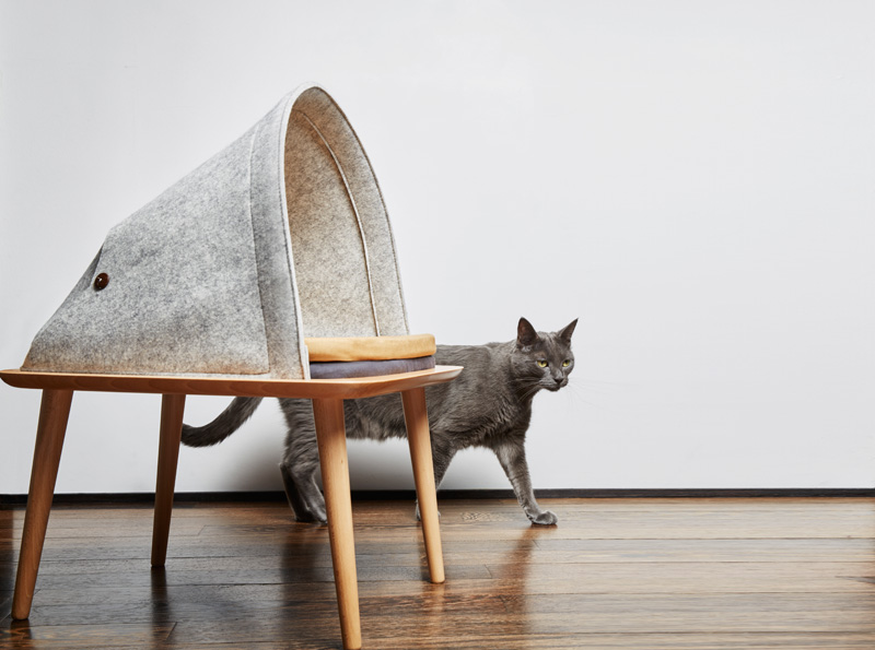 These Cat Cocoons Look More Like Minimalist Sculptures Than Cat Beds