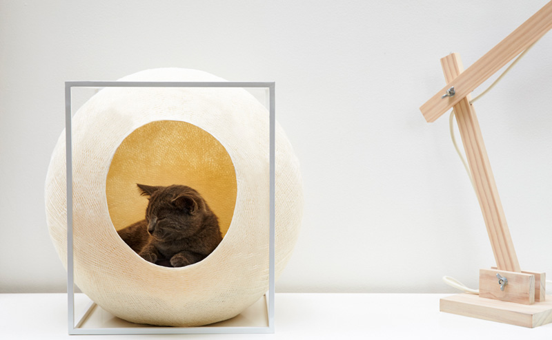 These Cat Cocoons Look More Like Minimalist Sculptures Than Cat Beds