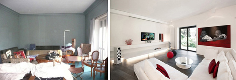 Before & After - Celio Apartment by Carola Vannini Architecture