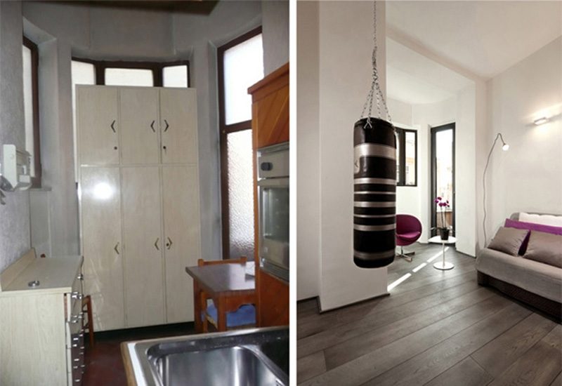 Before & After - Celio Apartment by Carola Vannini Architecture