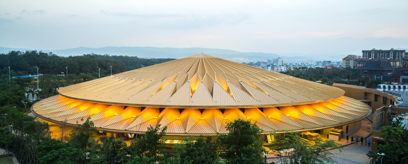 Stufish Entertainment Architects Design Theatre For Water Acrobatics Show