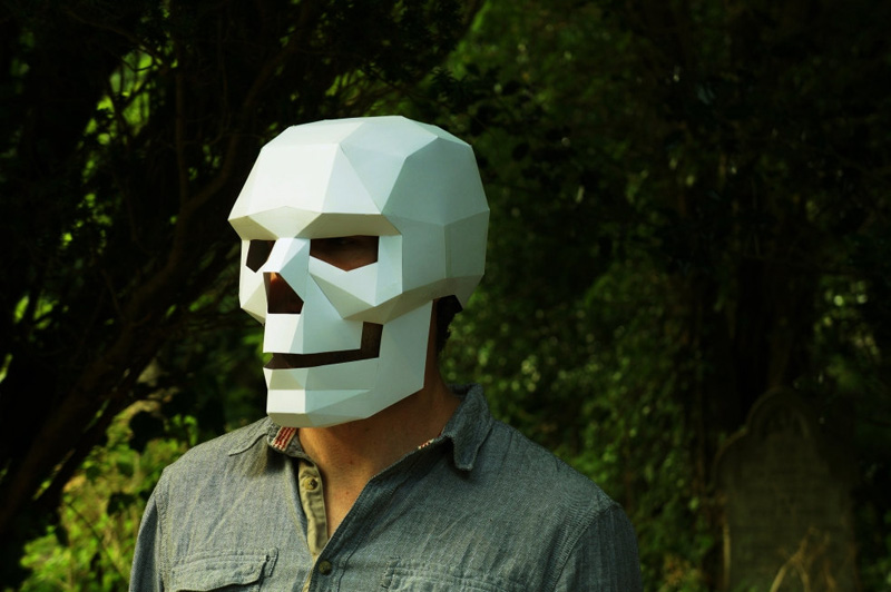 Geometric Halloween Masks By Wintercroft