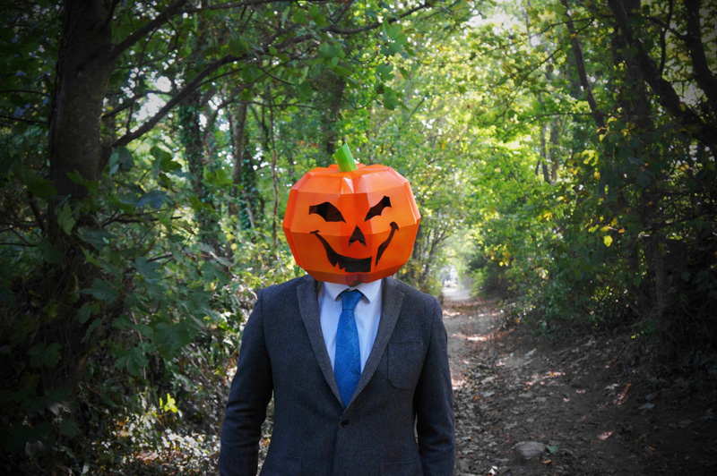 Geometric Halloween Masks By Wintercroft