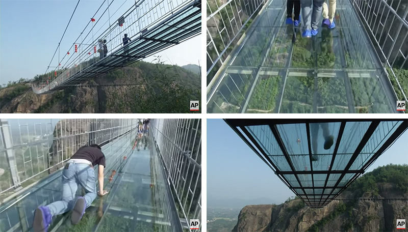 Glass Bottom Bridge In China
