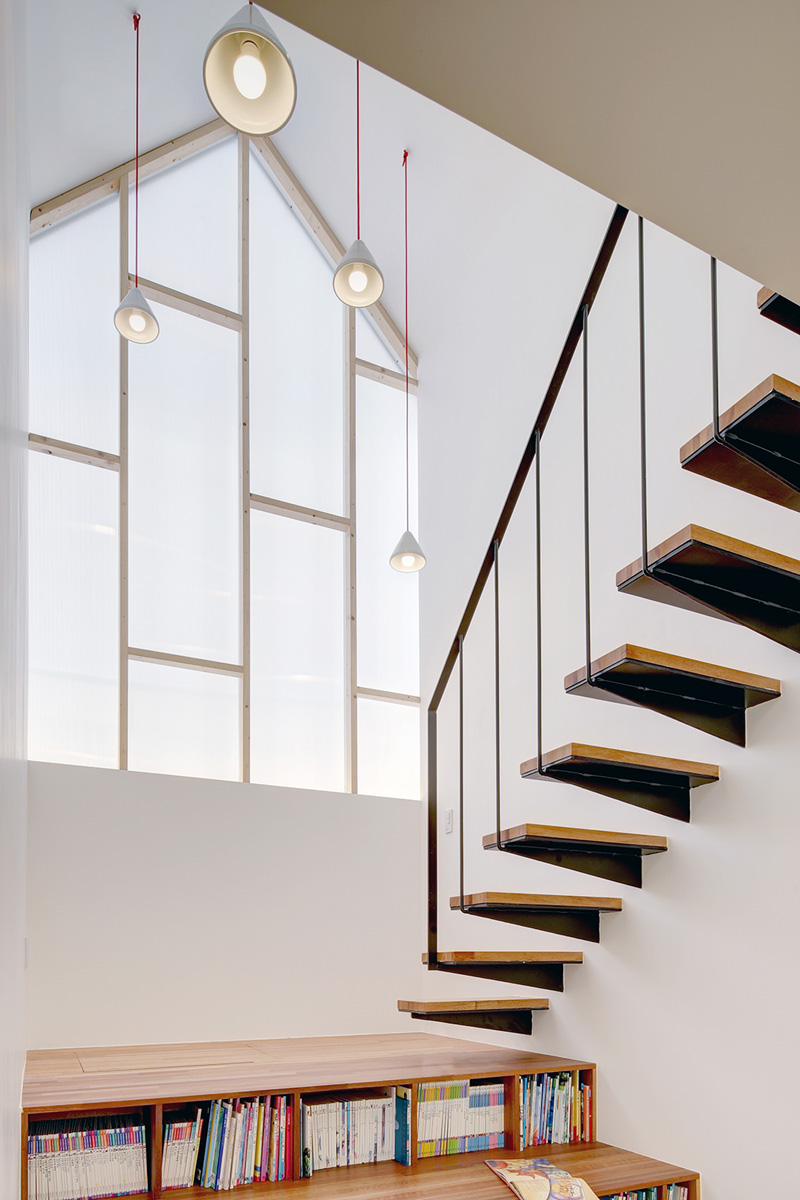 Stairs In A Home In South Korea Designed By mlnp Architects