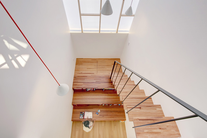 Stairs In A Home In South Korea Designed By mlnp Architects