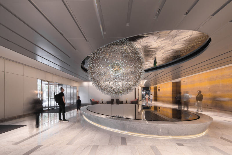 This Sculpture In Chicago Is Made Up Of Over 3,100 Hand Blown Glass Orbs