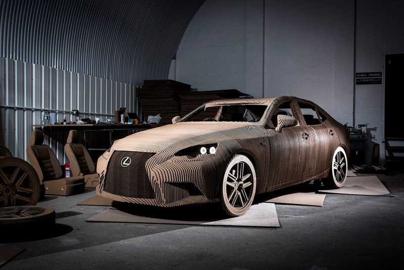 LEXUS Launches A Car Made From Cardboard