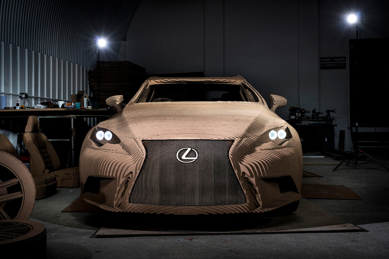 LEXUS Launches A Car Made From Cardboard