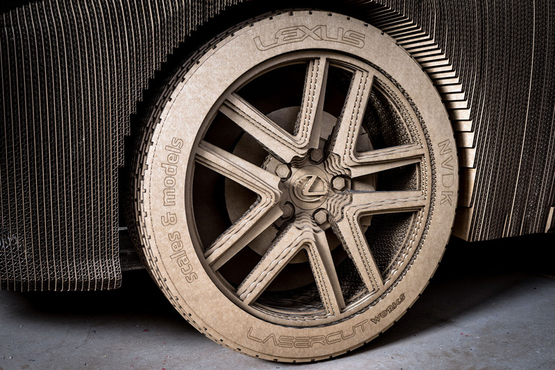 LEXUS Launches A Car Made From Cardboard