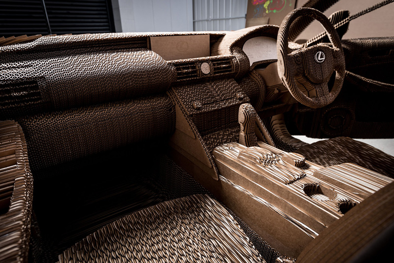 LEXUS Launches A Car Made From Cardboard