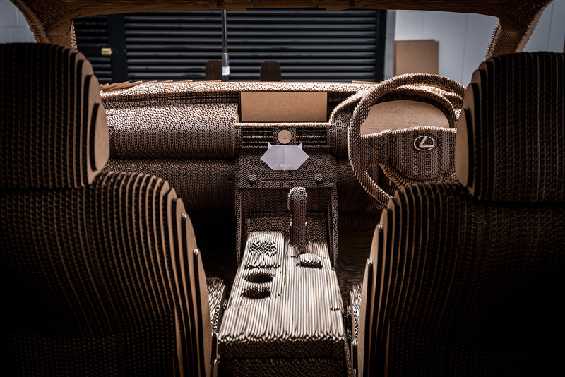 LEXUS Launches A Car Made From Cardboard