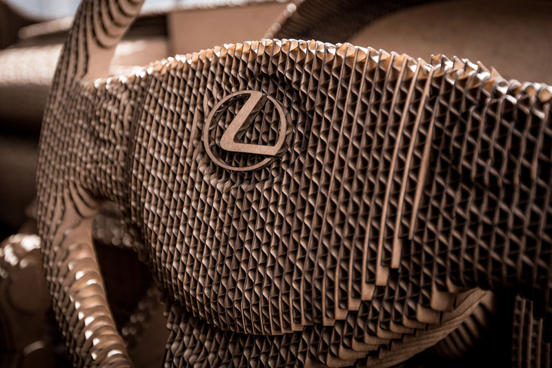 LEXUS Launches A Car Made From Cardboard