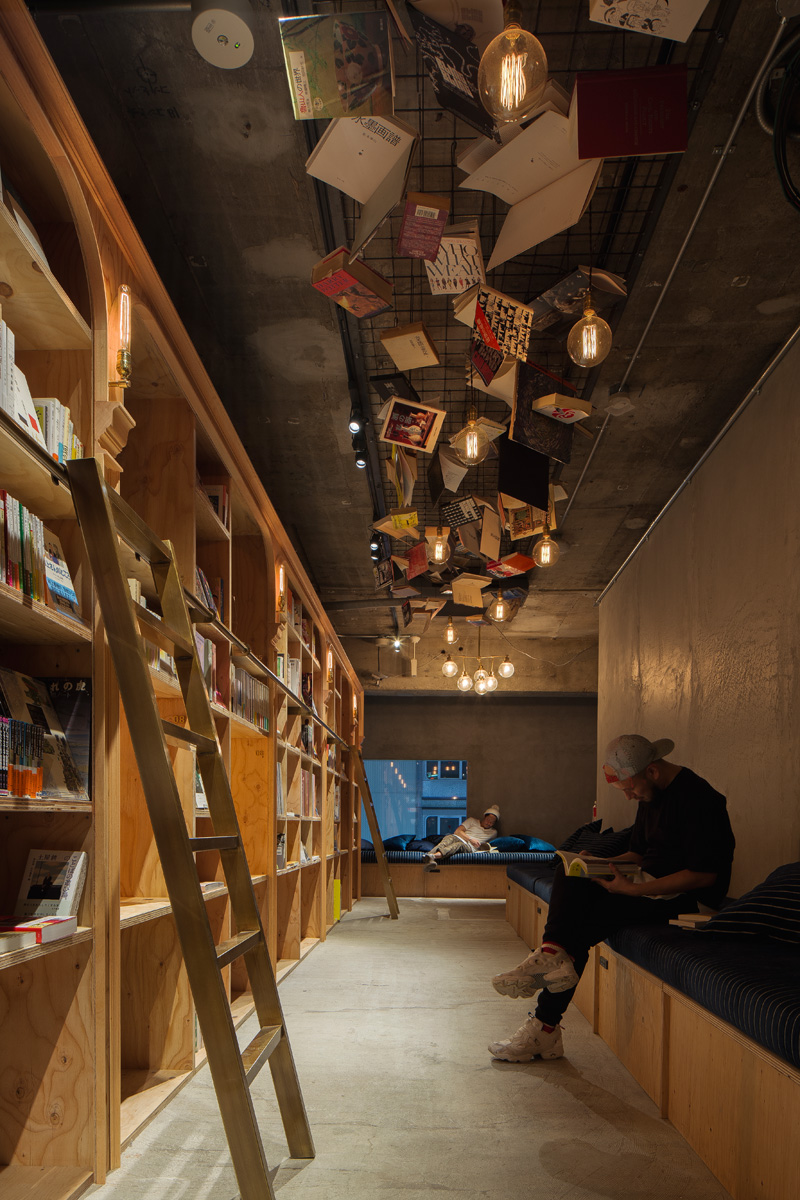 Book and Bed Hostel, Tokyo, designed by Suppose Design Office