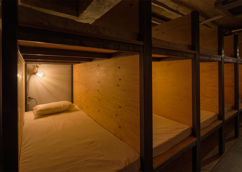 Book and Bed Hostel, Tokyo, designed by Suppose Design Office