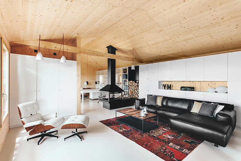 Casa estudio de madera by Dom Arquitectura