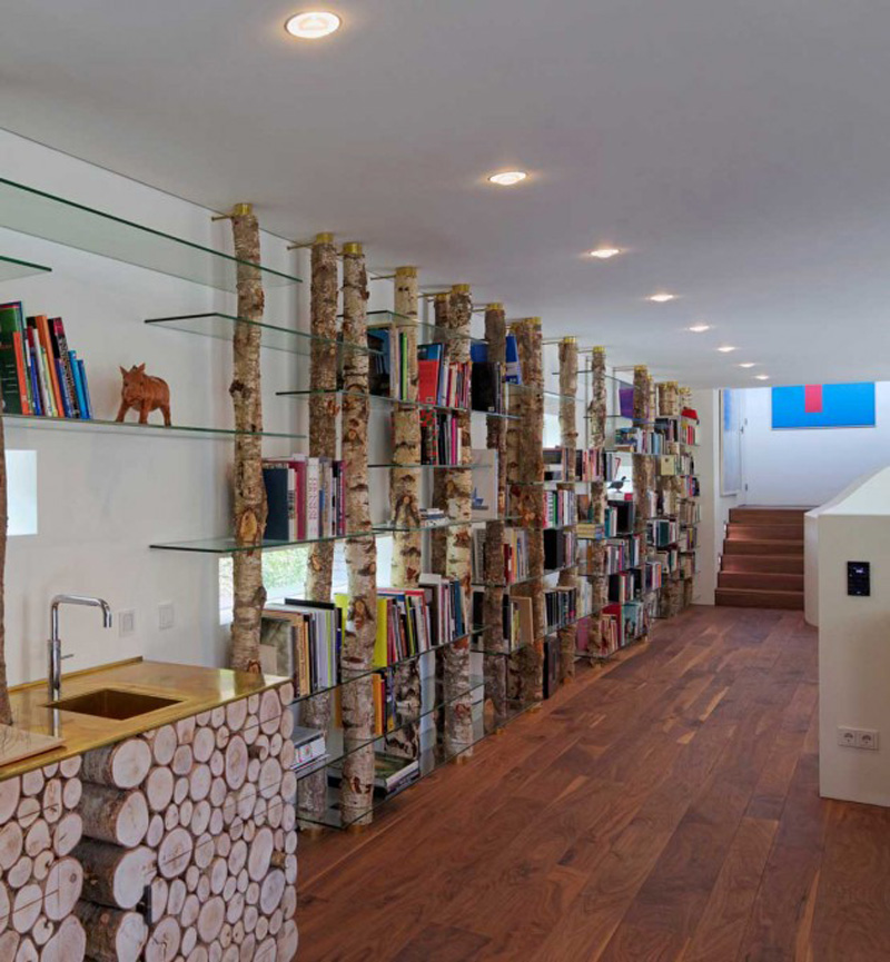 9 examples of floor-to-ceiling bookshelves