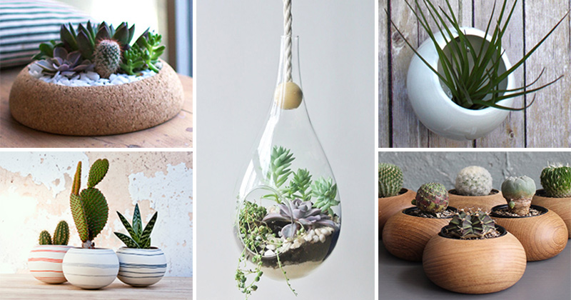 16 Gift Ideas For Lovers of Little Gardens #Planters #SmallPlanters #Plants #Decor #HomeDecor