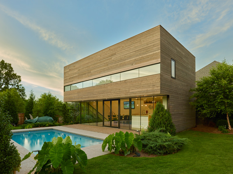 Srygley Pool House by Marlon Blackwell Architects