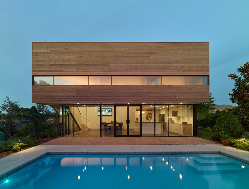 Srygley Pool House by Marlon Blackwell Architects