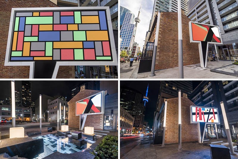 Speech Bubble public sculpture in Toronto