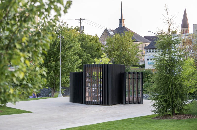 Story Pod lending library in Newmarket Ontario