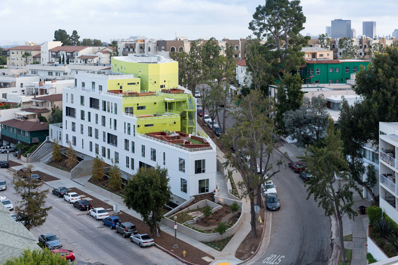Student and faculty housing at UCLA, by LOHA (Lorcan O'Herlihy Architects)