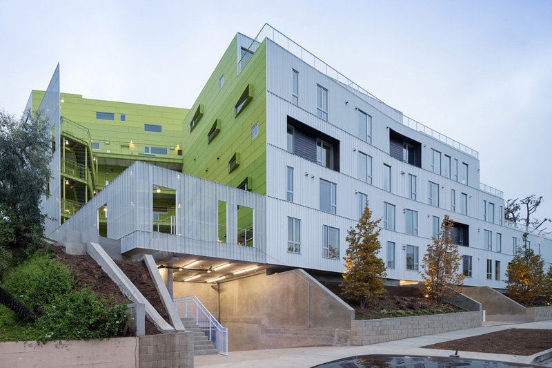 Student and faculty housing at UCLA, by LOHA (Lorcan O'Herlihy Architects)