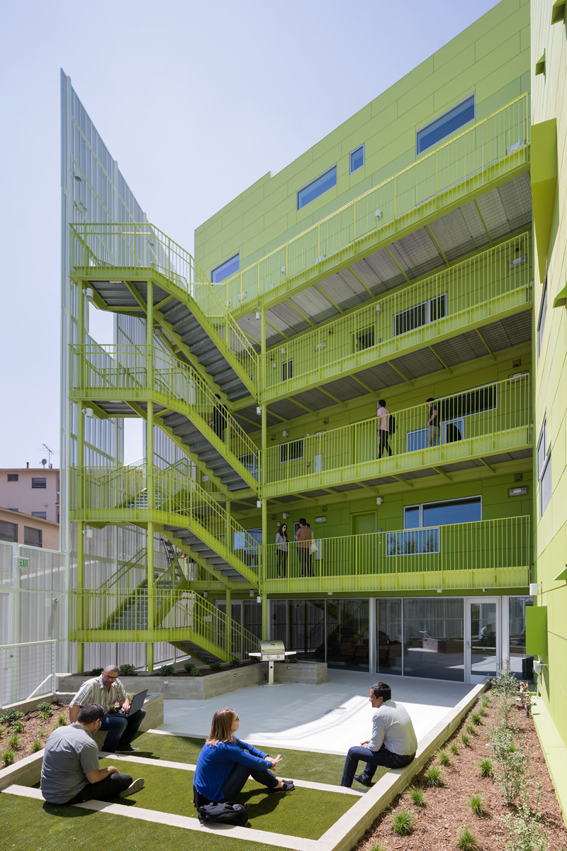 Student and faculty housing at UCLA, by LOHA (Lorcan O'Herlihy Architects)