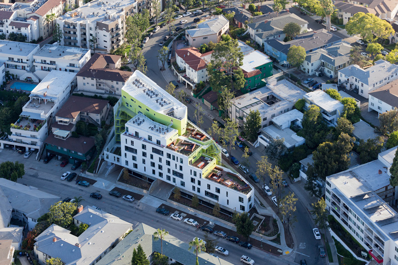 Student and faculty housing at UCLA, by LOHA (Lorcan O'Herlihy Architects)