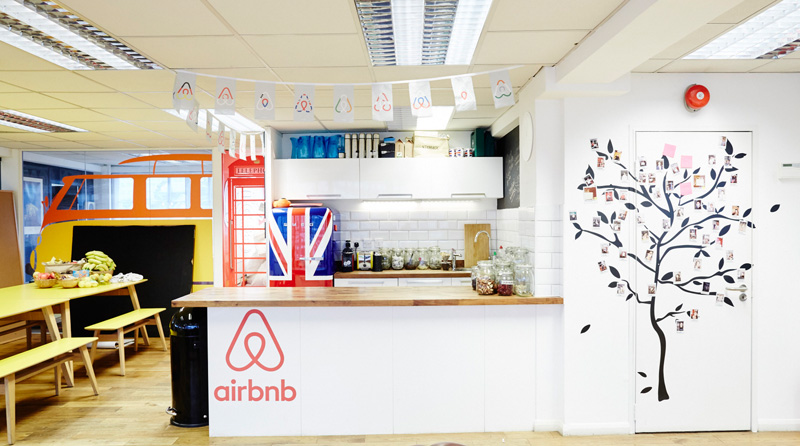Lets have a quick look at the offices of Airbnb...it was just voted the #1 place to work