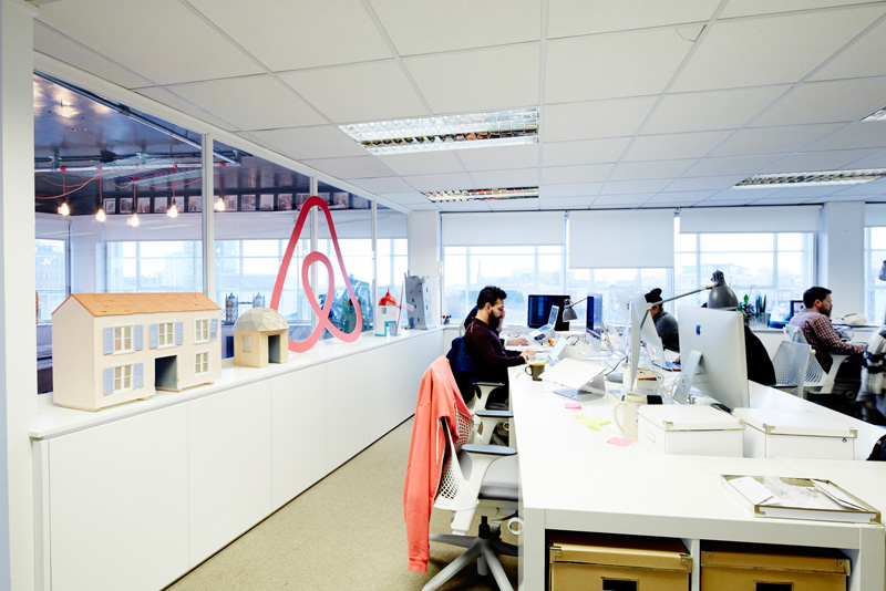 Lets have a quick look at the offices of Airbnb...it was just voted the #1 place to work